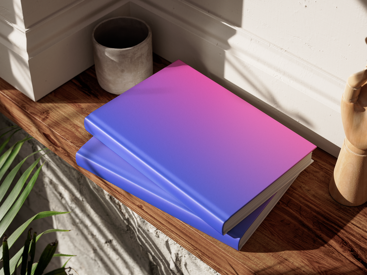 blue pink